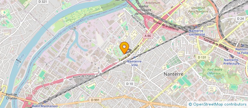 localisation de l'entreprise EPOPEE  NANTERRE