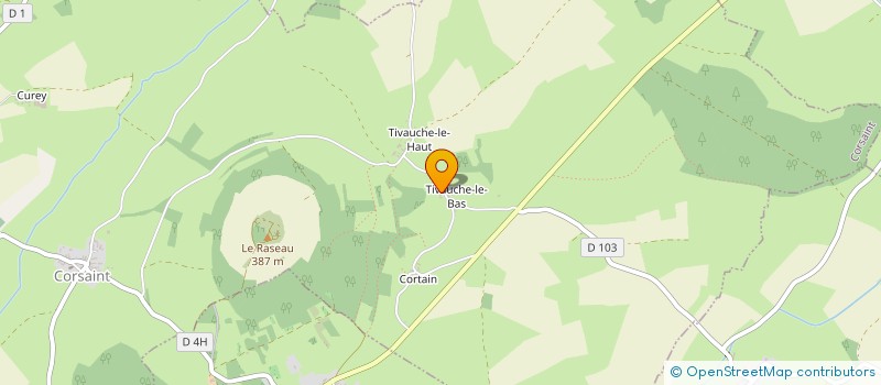 localisation de l'entreprise EPOQUE DU ESMOISE  CORSAINT