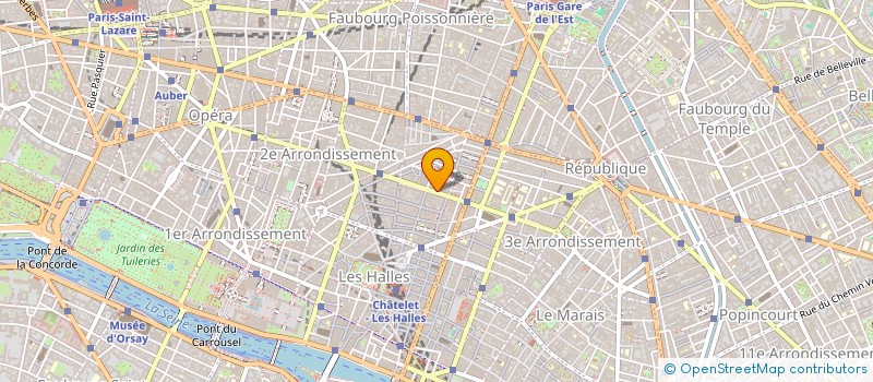 localisation de l'entreprise EPOQUE WATCH FRANCE  PARIS