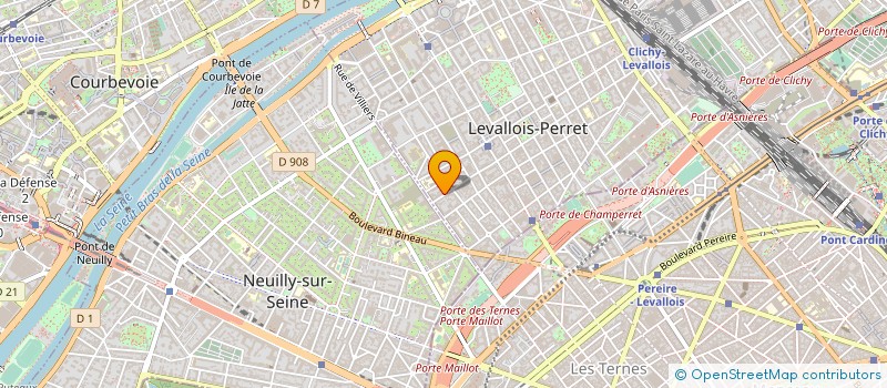 localisation de l'entreprise EPOTECNY à LEVALLOIS-PERRET