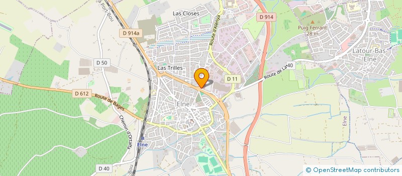 localisation de l'entreprise EPOUX CALISE  ELNE