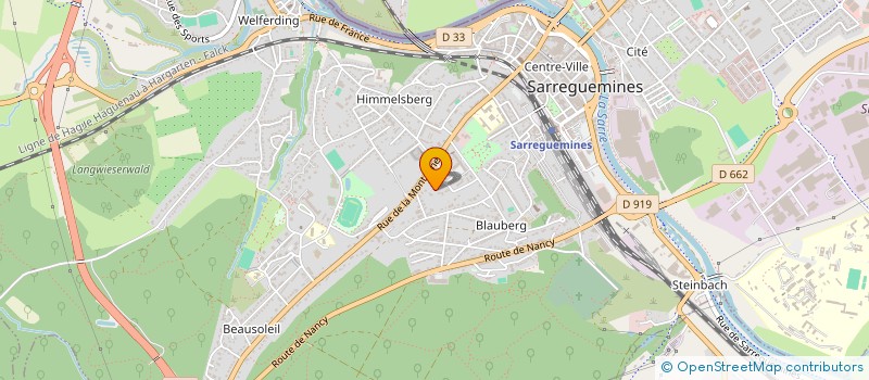 localisation de l'entreprise EPOUX CITRO - ACTIVITE IMMOBILIERE à SARREGUEMINES