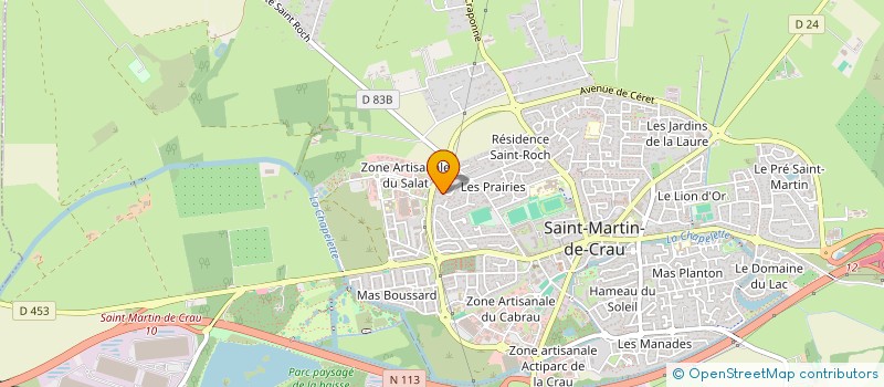 localisation de l'entreprise EPOUX HAUTH à SAINT-MARTIN-DE-CRAU