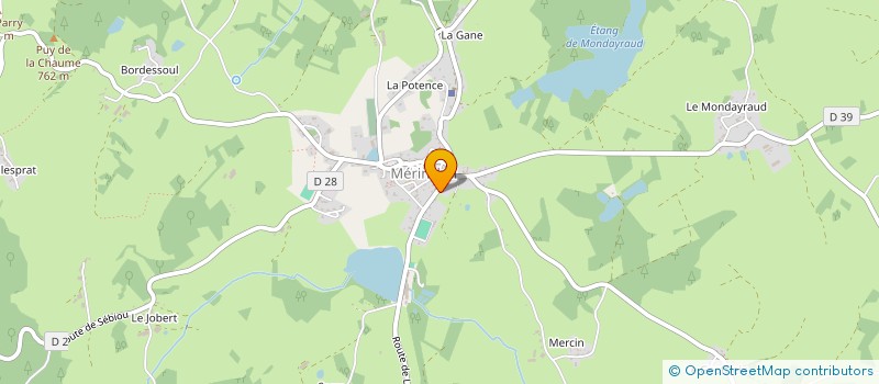localisation de l'entreprise EPOUX PASSELAIGUE  MERINCHAL