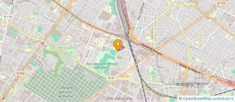 localisation de l'entreprise EPOUX VIDONJA  BOBIGNY