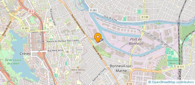 localisation de l'entreprise EPP  BONNEUIL-SUR-MARNE