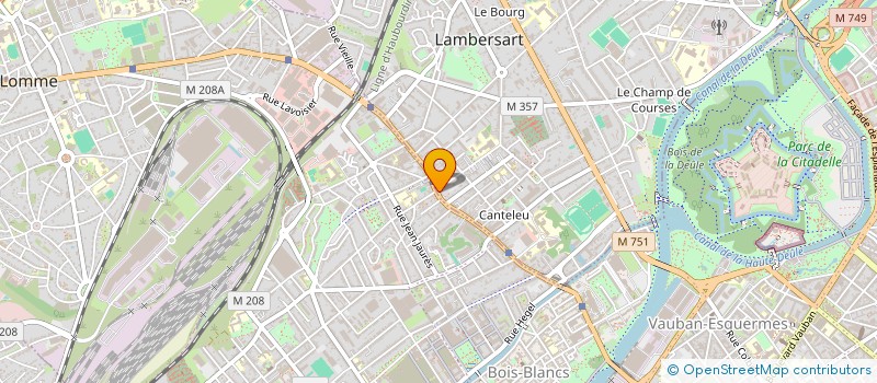 localisation de l'entreprise EPPA à LAMBERSART