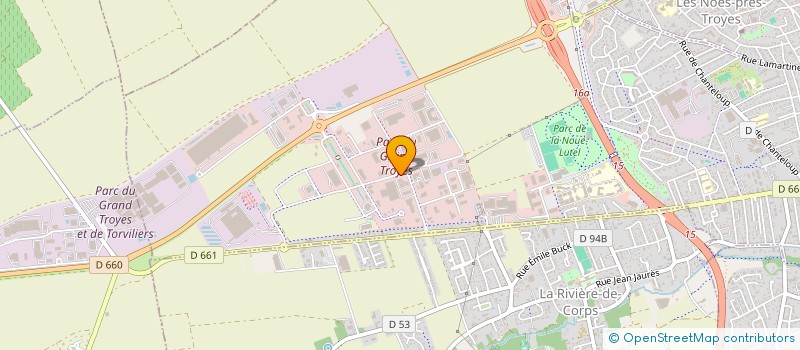 localisation de l'entreprise EPPE SERVICES  SAINTE-SAVINE