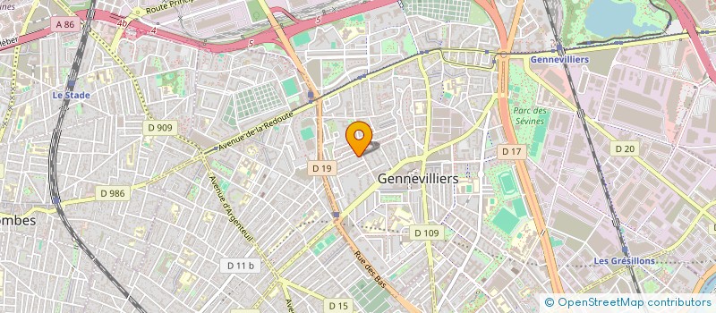 localisation de l'entreprise EPPIMO à GENNEVILLIERS