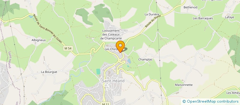 localisation de l'entreprise EPPOK à SAINT-HEAND