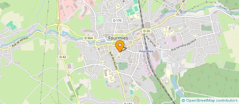 localisation de l'entreprise EPPP &FILS  FOURMIES