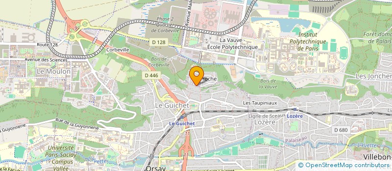 localisation de l'entreprise EPPRA SAS à ORSAY