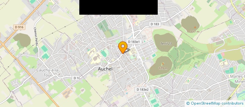localisation de l'entreprise EPRB  AUCHEL