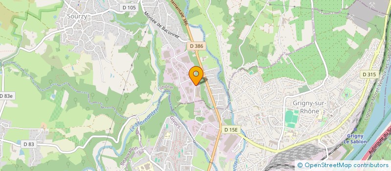 localisation de l'entreprise EPRI 7 LOGISTIC  MONTAGNY