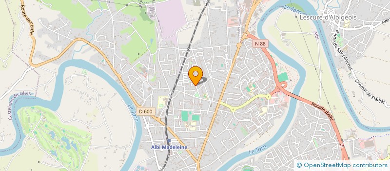 localisation de l'entreprise EPRIS'CO CONSEIL à ALBI