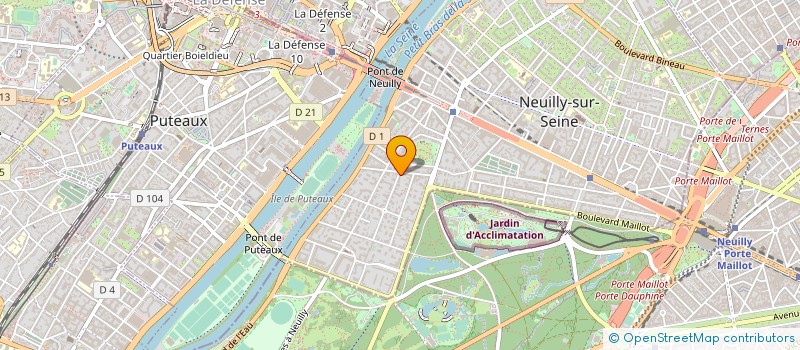 localisation de l'entreprise EPRIS D'ART  NEUILLY-SUR-SEINE