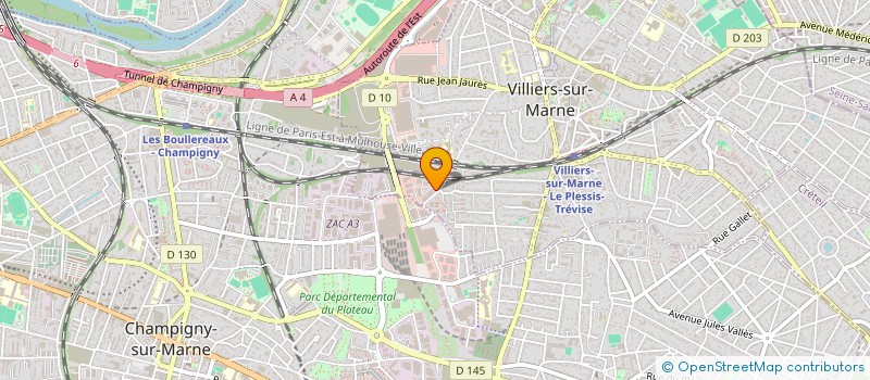 localisation de l'entreprise EPRO à VILLIERS-SUR-MARNE