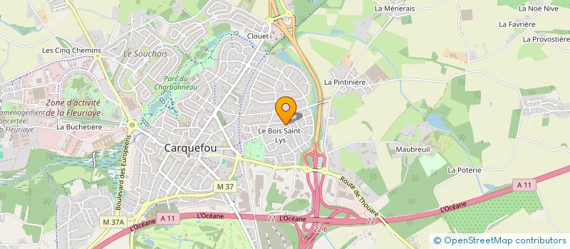 localisation de l'entreprise EPROM à CARQUEFOU