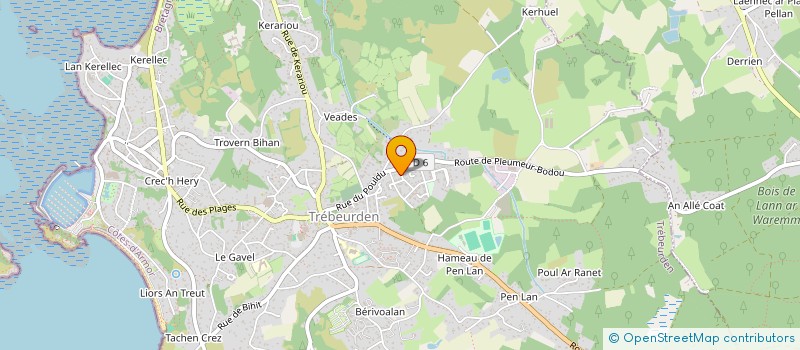 localisation de l'entreprise EPROMIS à TREBEURDEN