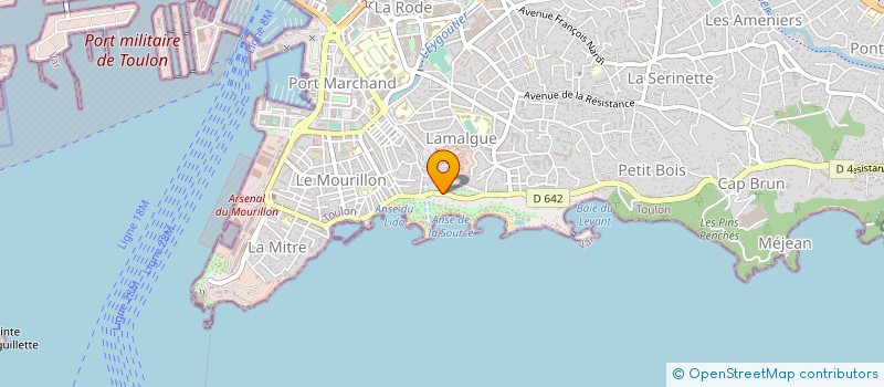 localisation de l'entreprise EPROMO à TOULON