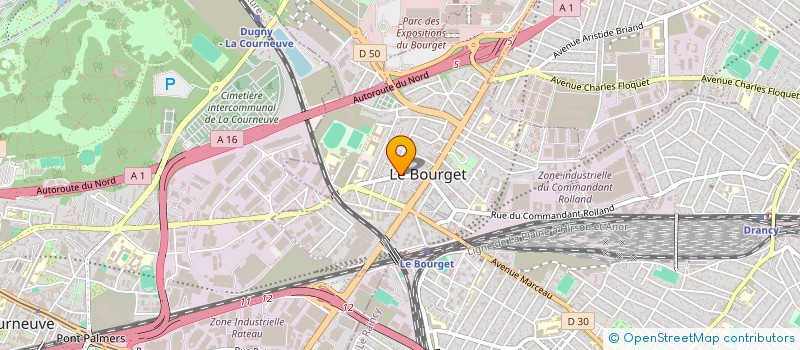 localisation de l'entreprise EPRP BAT à LE BOURGET