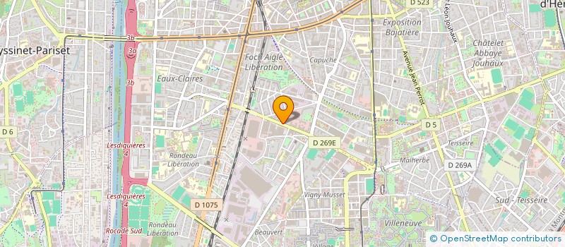 localisation de l'entreprise EPS  GRENOBLE