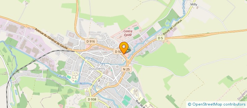 localisation de l'entreprise EPS à DOULLENS