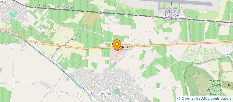 localisation de l'entreprise EPS EMBOUTEILLAGE  PORTIRAGNES