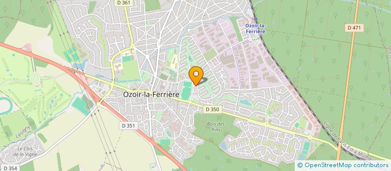 localisation de l'entreprise EPS MUSIC  OZOIR-LA-FERRIERE