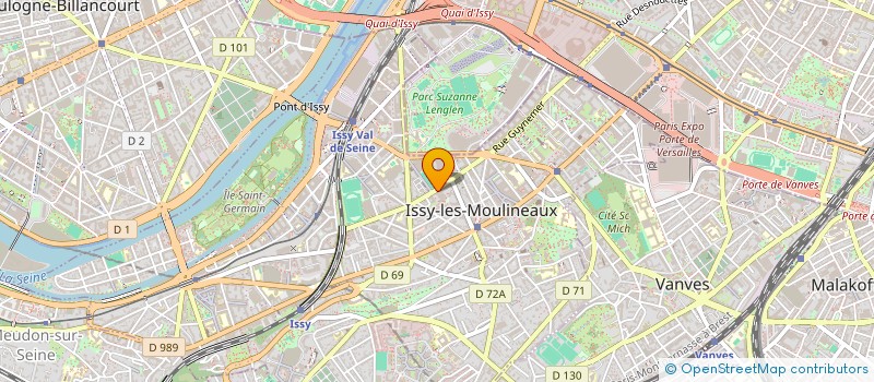 localisation de l'entreprise EPSA INNOVATION FRANCE  ISSY-LES-MOULINEAUX