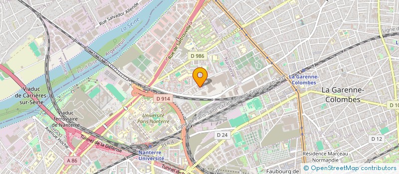localisation de l'entreprise EPSD à NANTERRE