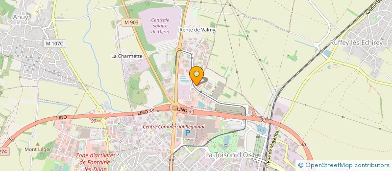 localisation de l'entreprise EPSD à DIJON