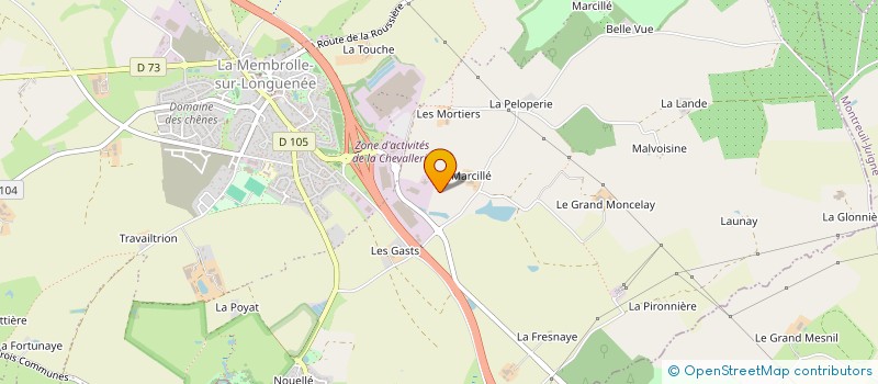 localisation de l'entreprise EPSD TRAITEUR à LONGUENEE-EN-ANJOU