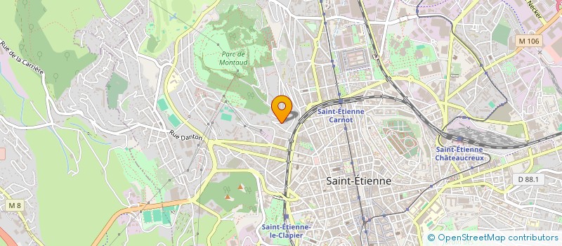 localisation de l'entreprise EPSECO SAINT ETIENNE à SAINT-ETIENNE