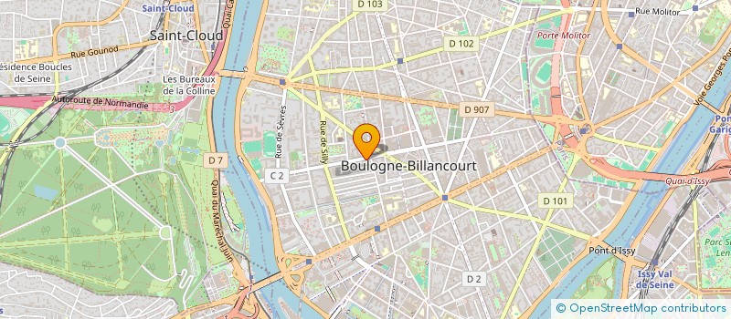 localisation de l'entreprise EPSEELON TRAINING  BOULOGNE-BILLANCOURT