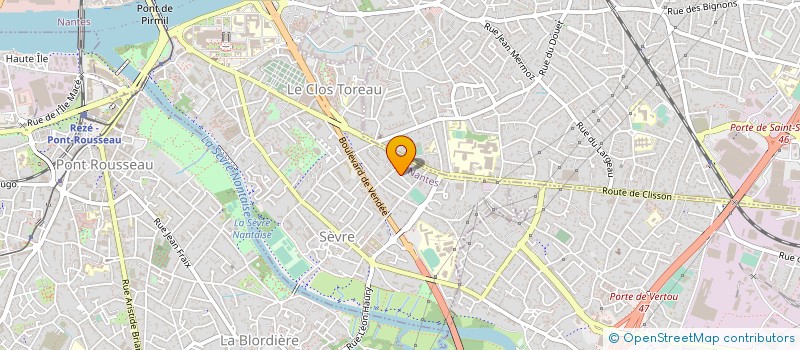 localisation de l'entreprise EPSEN à NANTES