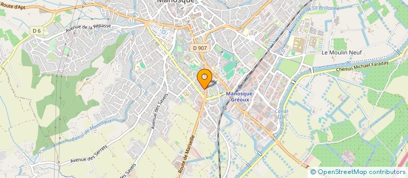localisation de l'entreprise EPSI à MANOSQUE