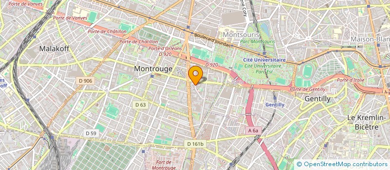localisation de l'entreprise EPSICOM à MONTROUGE