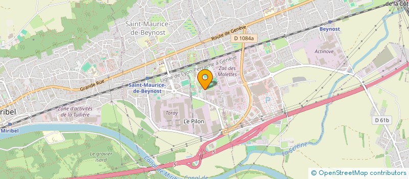 localisation de l'entreprise EPSIL'EAU CONSULTING  SAINT-MAURICE-DE-BEYNOST