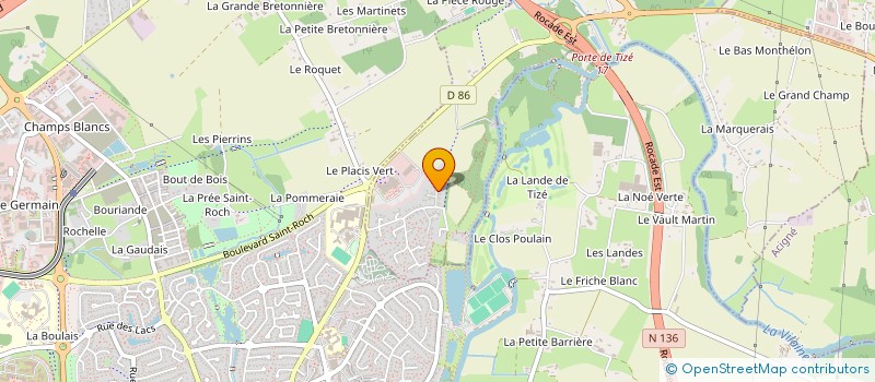 localisation de l'entreprise EPSILON à THORIGNE-FOUILLARD