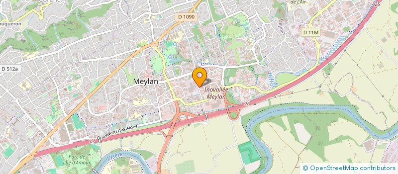 localisation de l'entreprise EPSILON  MEYLAN