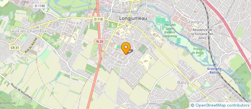 localisation de l'entreprise EPSILON à LONGJUMEAU