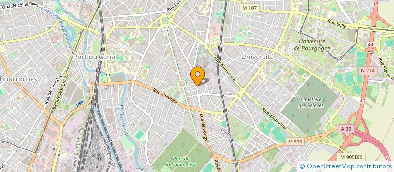 localisation de l'entreprise EPSILON  DIJON