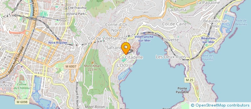 localisation de l'entreprise EPSILON  VILLEFRANCHE-SUR-MER