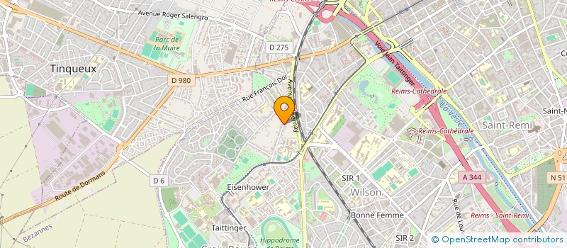 localisation de l'entreprise EPSILON  REIMS