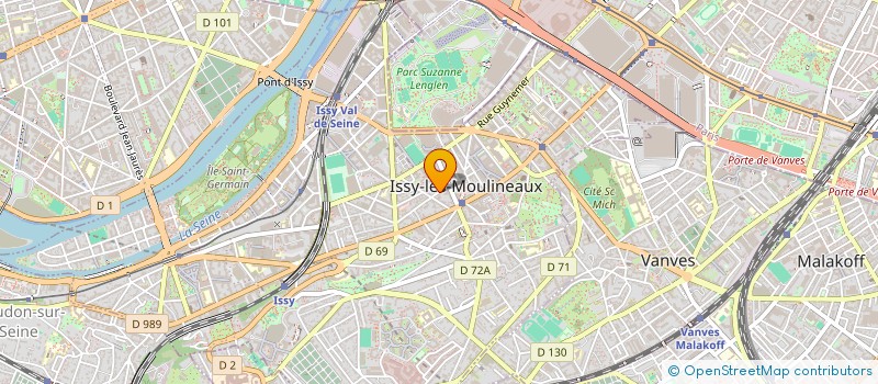 localisation de l'entreprise EPSILON à ISSY-LES-MOULINEAUX
