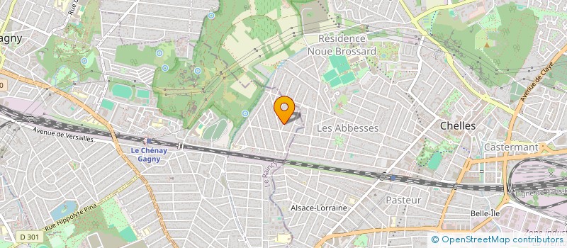 localisation de l'entreprise EPSILON  GAGNY
