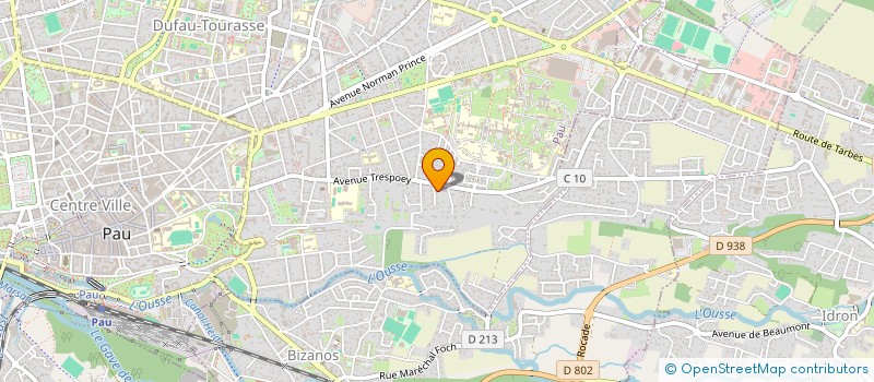 localisation de l'entreprise EPSILON à PAU