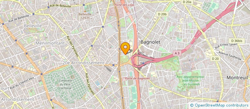 localisation de l'entreprise EPSILON à PARIS