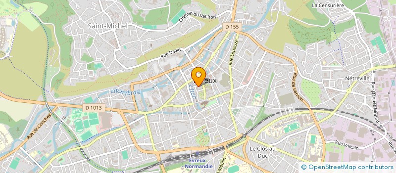 localisation de l'entreprise EPSILON  EVREUX